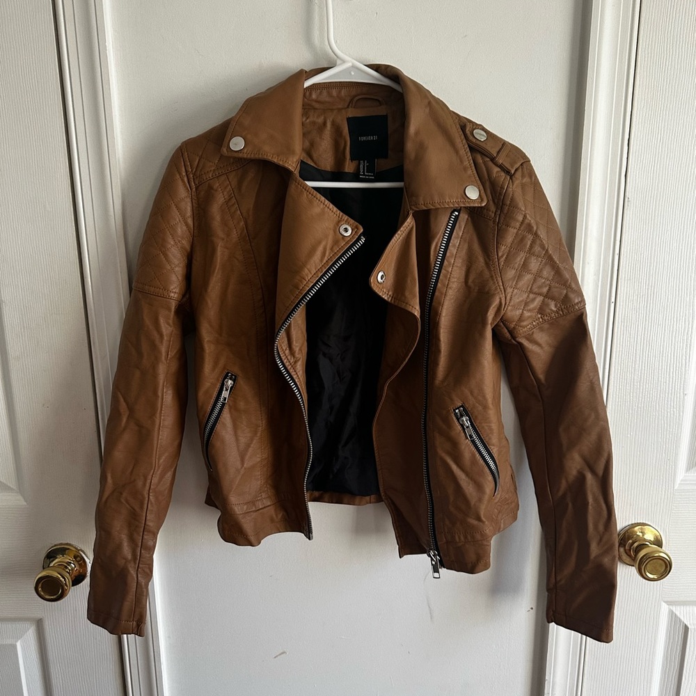 Forever 21 faux leather jacket